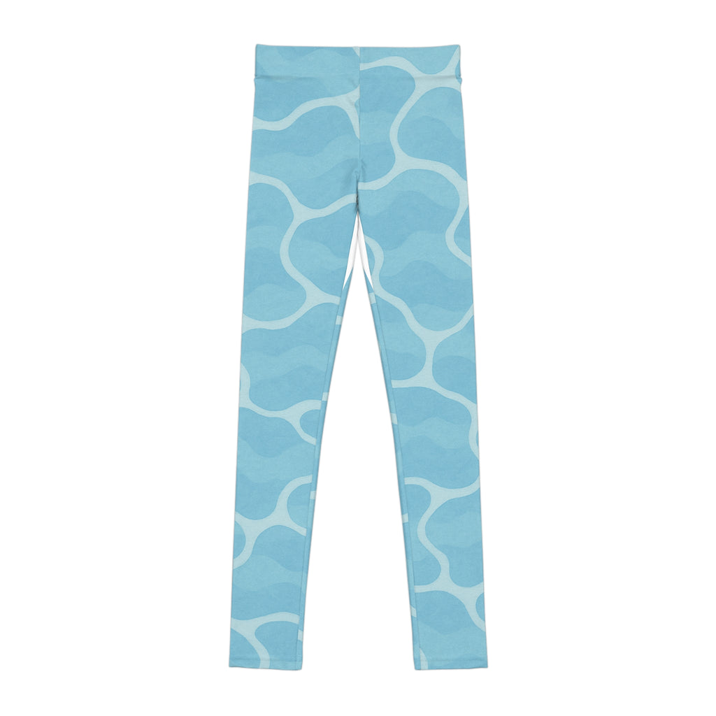 Aqua Hullám Gyerek Leggings – Aktív Játékhoz és Mindennapi Kényelemhez