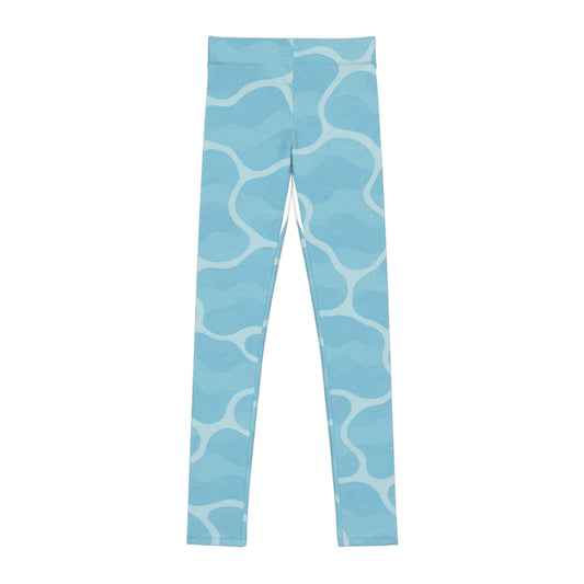 Aqua Hullám Gyerek Leggings – Aktív Játékhoz és Mindennapi Kényelemhez
